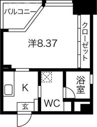 GRANDUKE代官町の物件間取画像